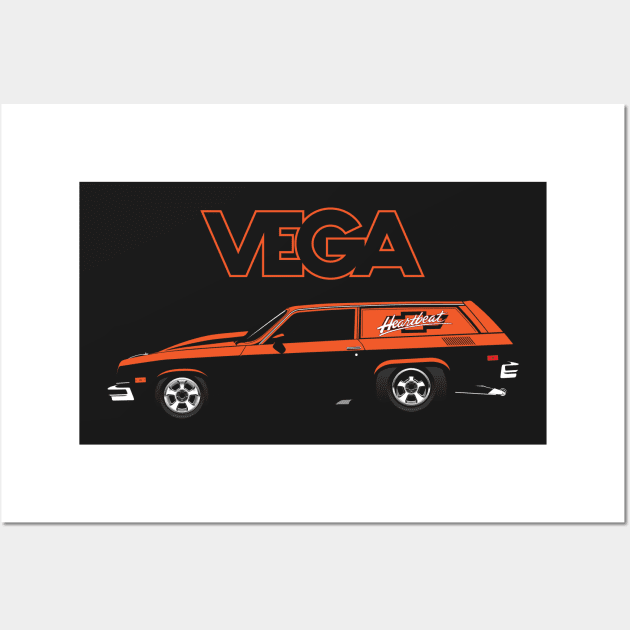 ORANGE VEGA PRO STOCK PANEL DELIVERY T-SHIRT Wall Art by BriteDesign